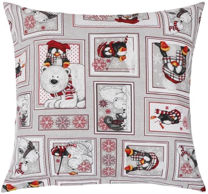 Bellatex s.r.o. - Obliečka Vianoce 45×45 cm 55/122 zimný patchwork...