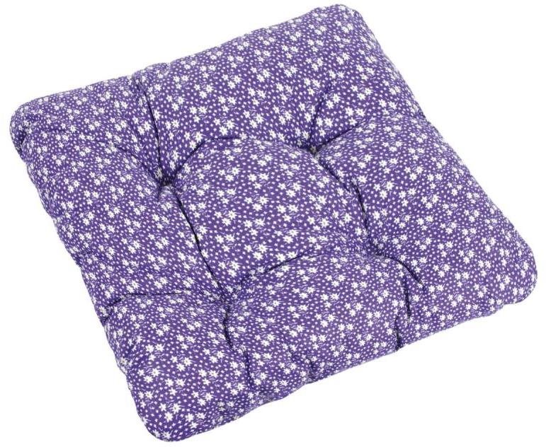 Bellatex Adela prešívaný – 40 × 40 cm, prešívaný – kytička na...