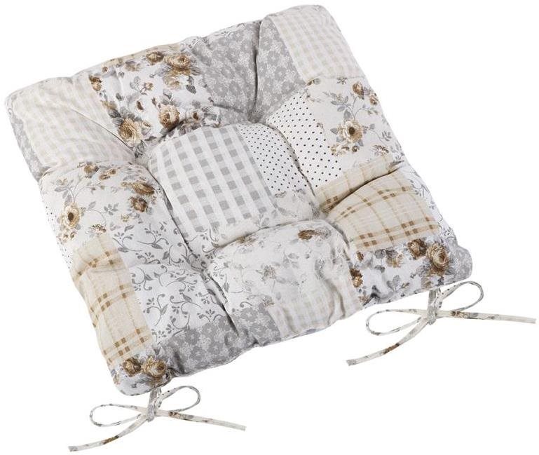 Bellatex EMA prešívaný – 40 × 40 cm, prešívaný – béžovo-sivý...