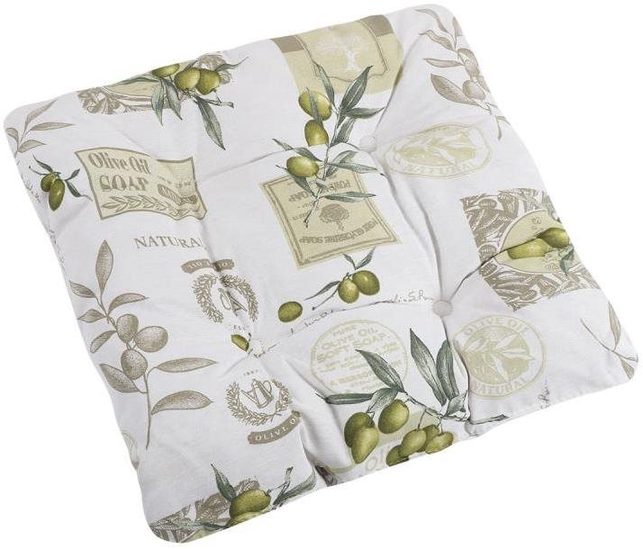 Bellatex EMA prešívaný – 40 × 40 cm, prešívaný – olivy Vankúš na...