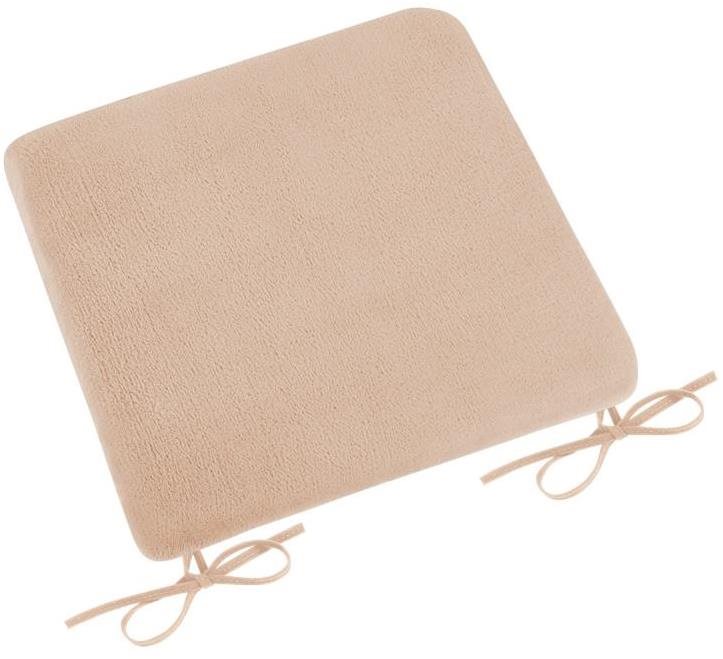 Bellatex, hladký Korall micro - 40 × 40 cm - béžová Vankúš na sedenie