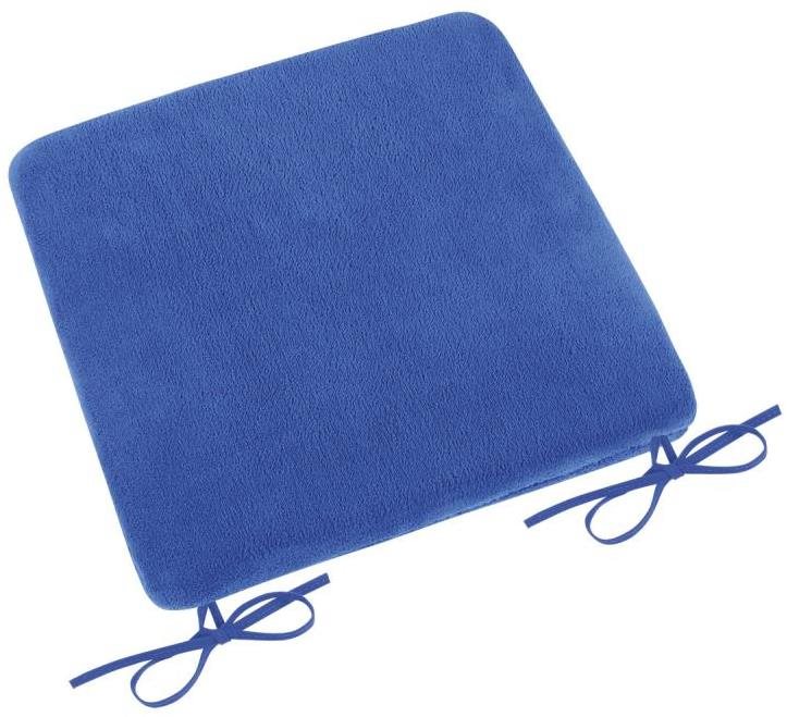 Bellatex Hladký Korall micro – 40 × 40 cm – modrá Vankúš na sedenie