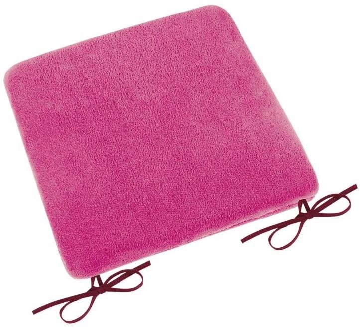 Bellatex Hladký Korall micro – 40 × 40 cm – ružová Vankúš na sedenie