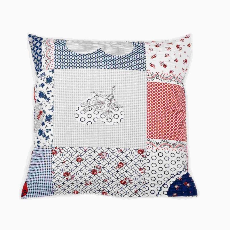 Bellatex Krepová – 40 × 40 cm – modré srdce Obliečka na vankúš