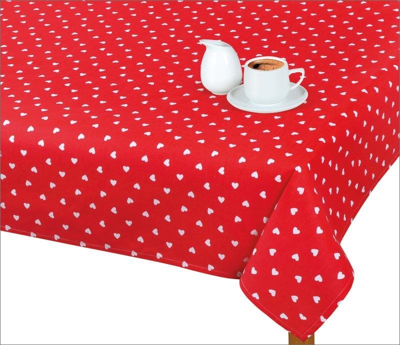 Bellatex Obrus ADÉLA – 70 × 70 cm – srdiečka Obrus