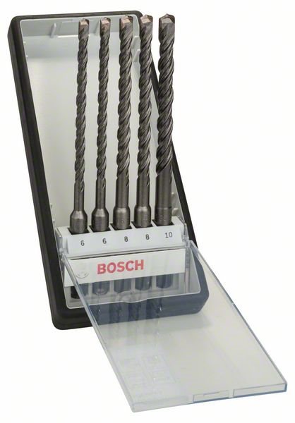 BOSCH Súprava vrtákov Robust Line SDS-plus-5, 5 ks Sada vrtákov SDS...