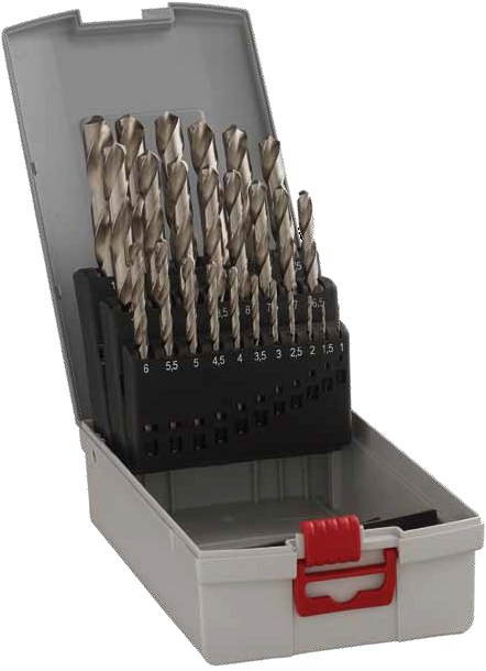 Bosch Pro Box HSS-G 25 ks Sada vrtákov do železa