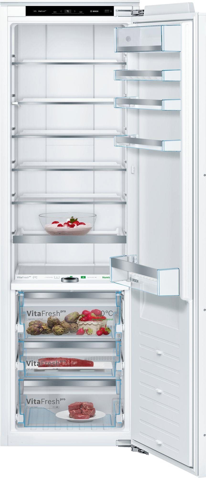 BOSCH KIF81PFE0 Serie 8 Beépíthető hűtő