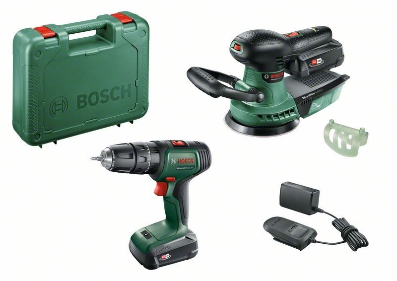 Bosch UniversalImpact 18V + AdvancedOrbit 18, 2× 1.5 Ah, nabíjačka,...