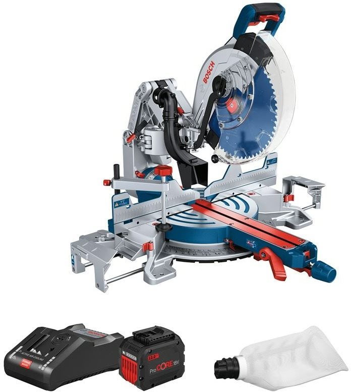 Bosch GCM 18V-305 GDC Professional, 2× 12.0 Ah ProCore,...
