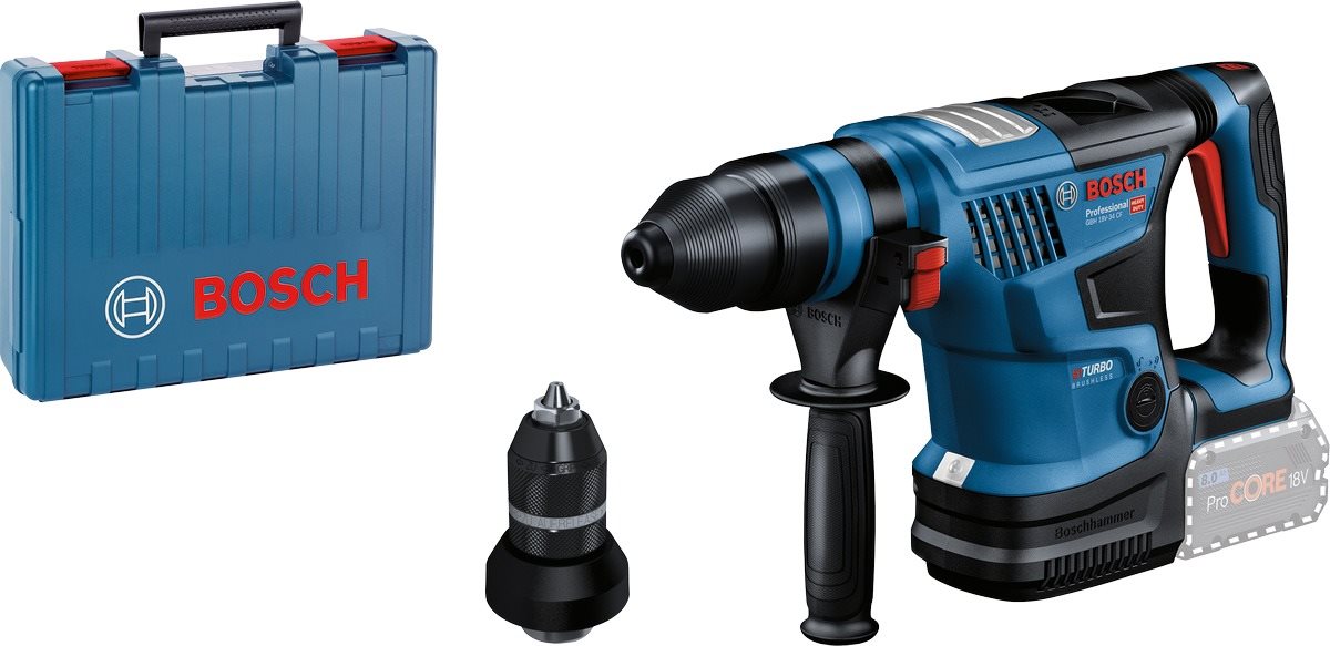 Bosch GBH 18V-34 CF Professional, bez aku a nabíjačky, plastový...