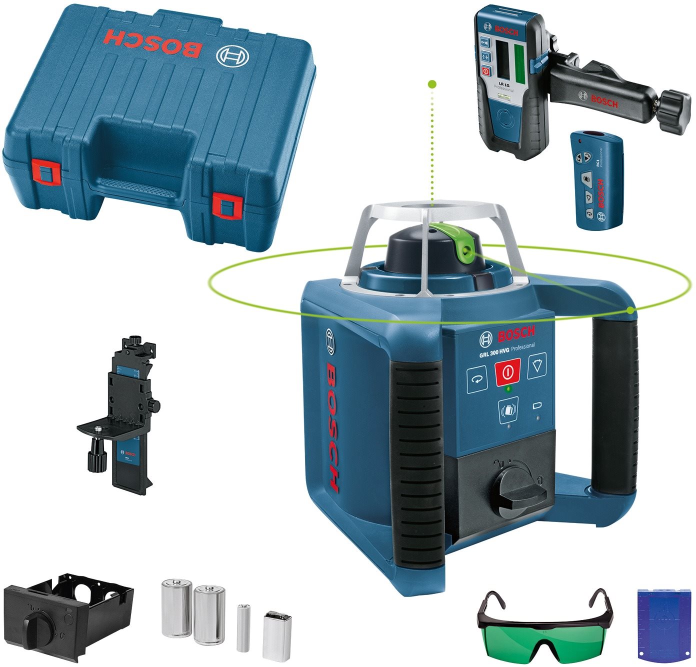 Bosch Professional GRL 300HVG + LR1 + WM4 + RC1 0.601.061.701...