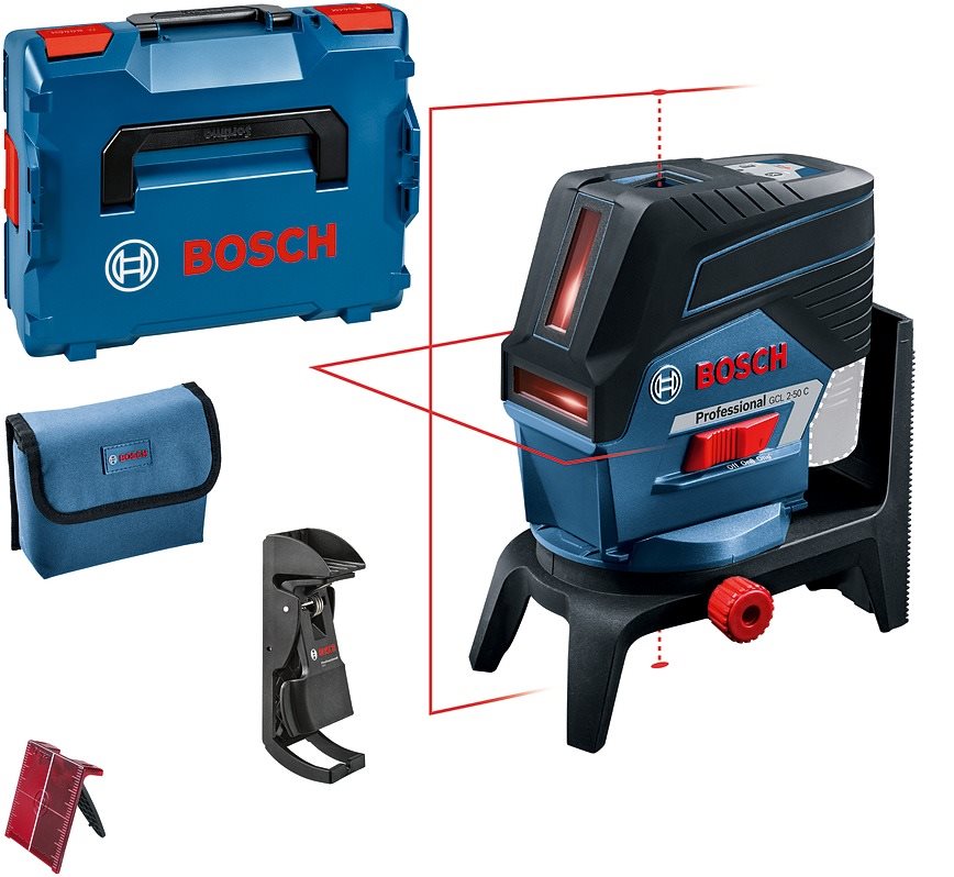 Bosch GCL 2-50 C L-Boxx CC Professional Lézeres szintező