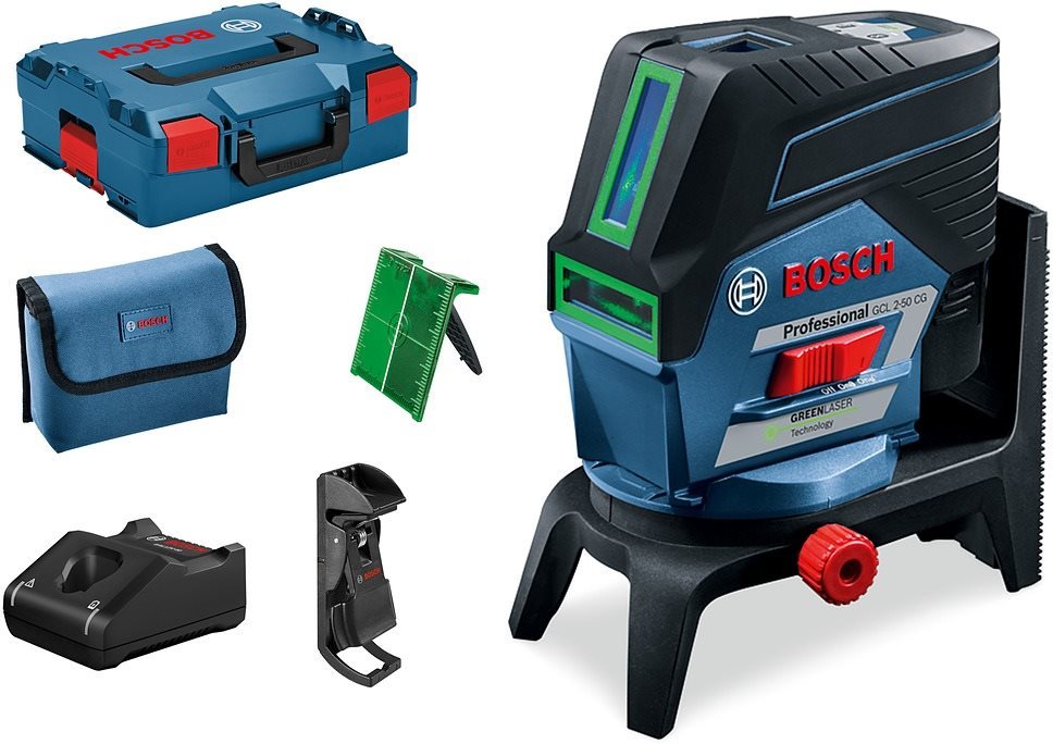 BOSCH GCL 2-50 CG + RM 2 Professional (L-boxx 136) Lézeres szintező