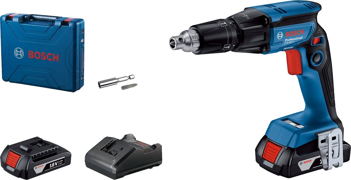 Bosch GTB 185-LI 18V 2x2Ah v kufri 0.601.9K7.020 Akumulátorový...