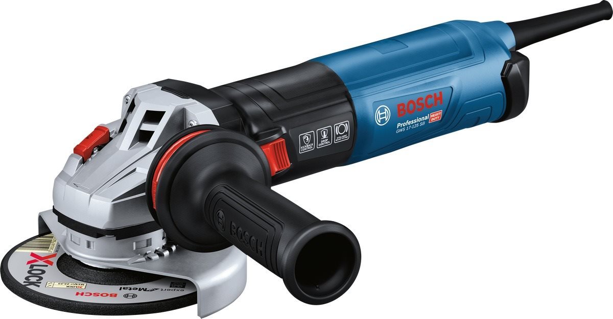 Bosch GWS 17-125 SB sebesség-előválasztással, Intelligent Brake...