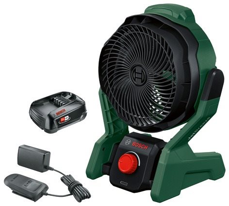Bosch UniversalFan 18V-1000 (1× 2,0 Ah, töltő, kartondoboz),...