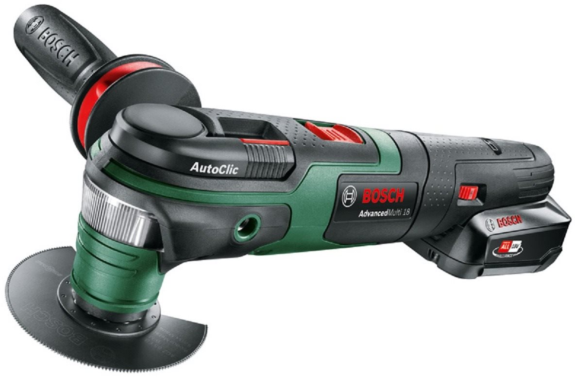 Bosch AdvancedMulti 18 Set (1× 2,5 Ah, nabíjačka, kufor),...