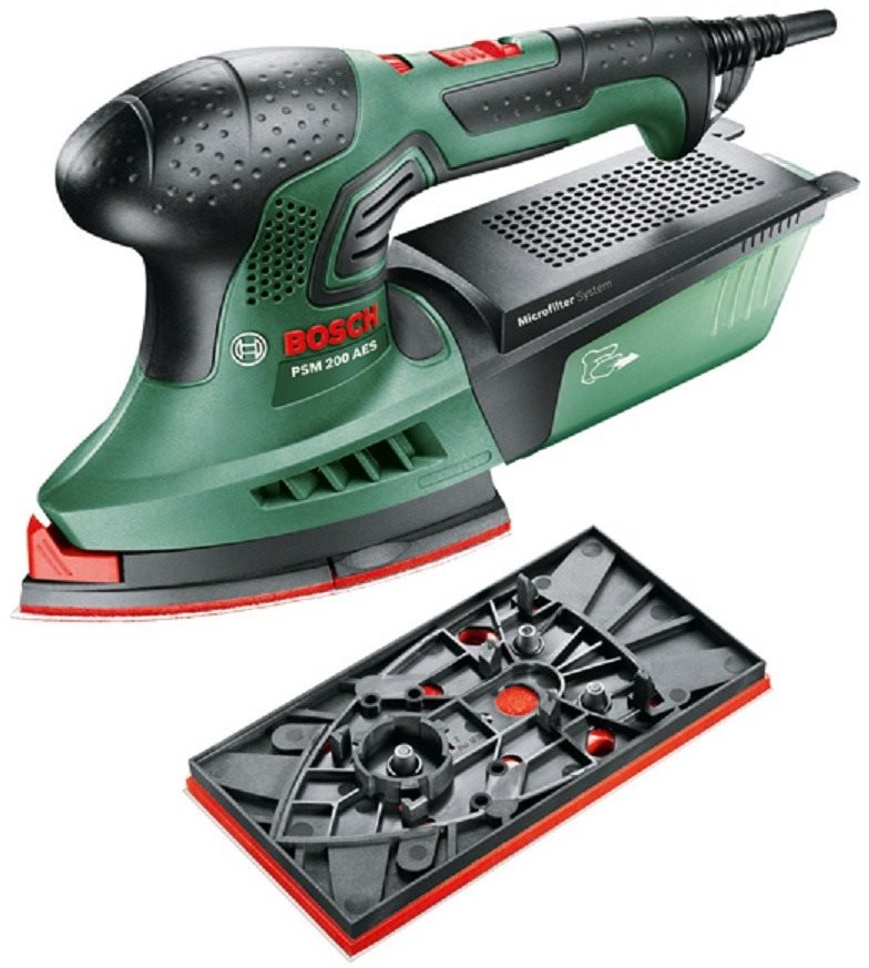 Bosch PSM 200 AES, koffer (0.603.3B6.000) Rezgőcsiszoló