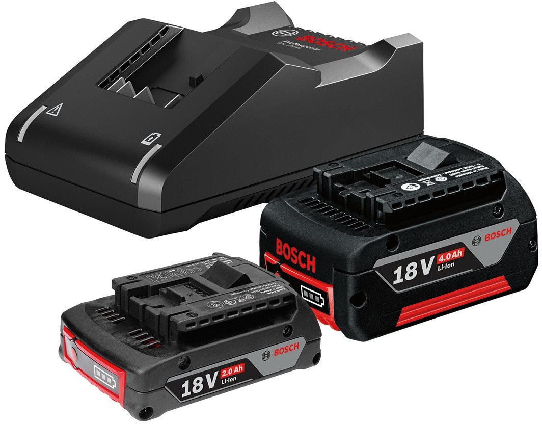 Bosch Professional starter súprava 18 V (1× 2.0 Ah + 1× 4.0 Ah +...