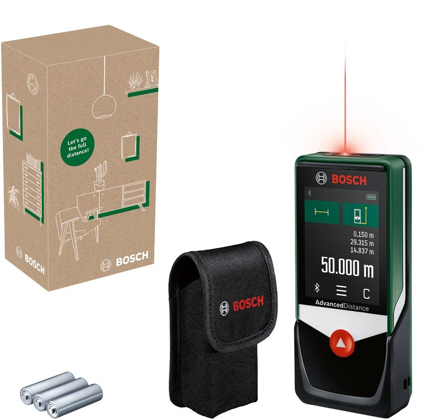 BOSCH 06036722Z0 távolságmérő AdvancedDistance 50C Lézeres...