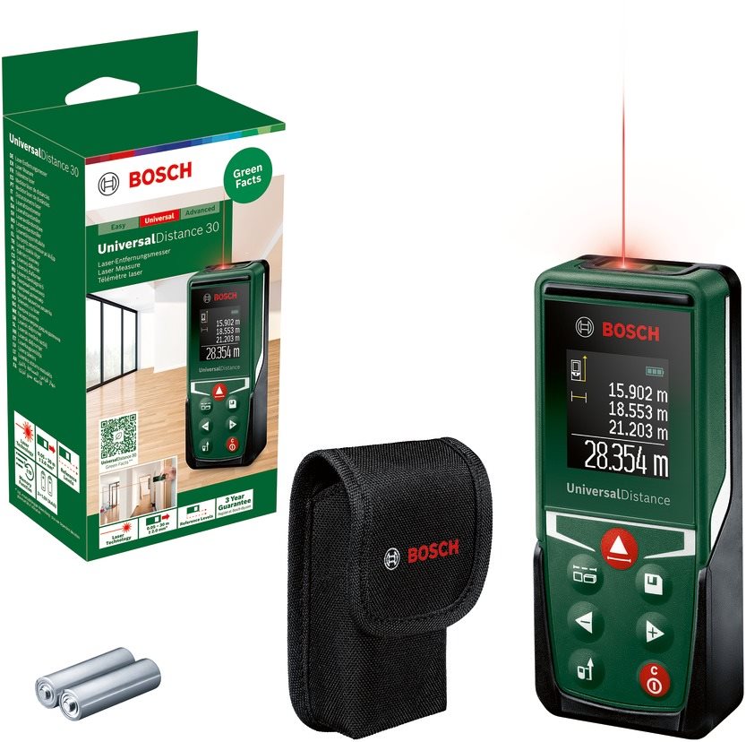 Bosch távolságmérő UniversalDistance 30, 0.603.672.503 Lézeres...