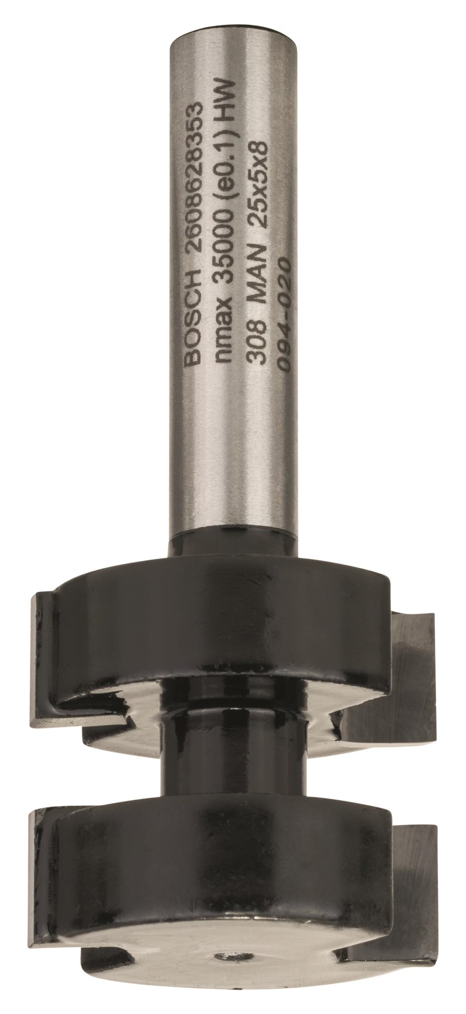 BOSCH 2608628353 horonyvágó, 8 mm, D1 25 mm, L 5 mm, G 58 mm Marókés