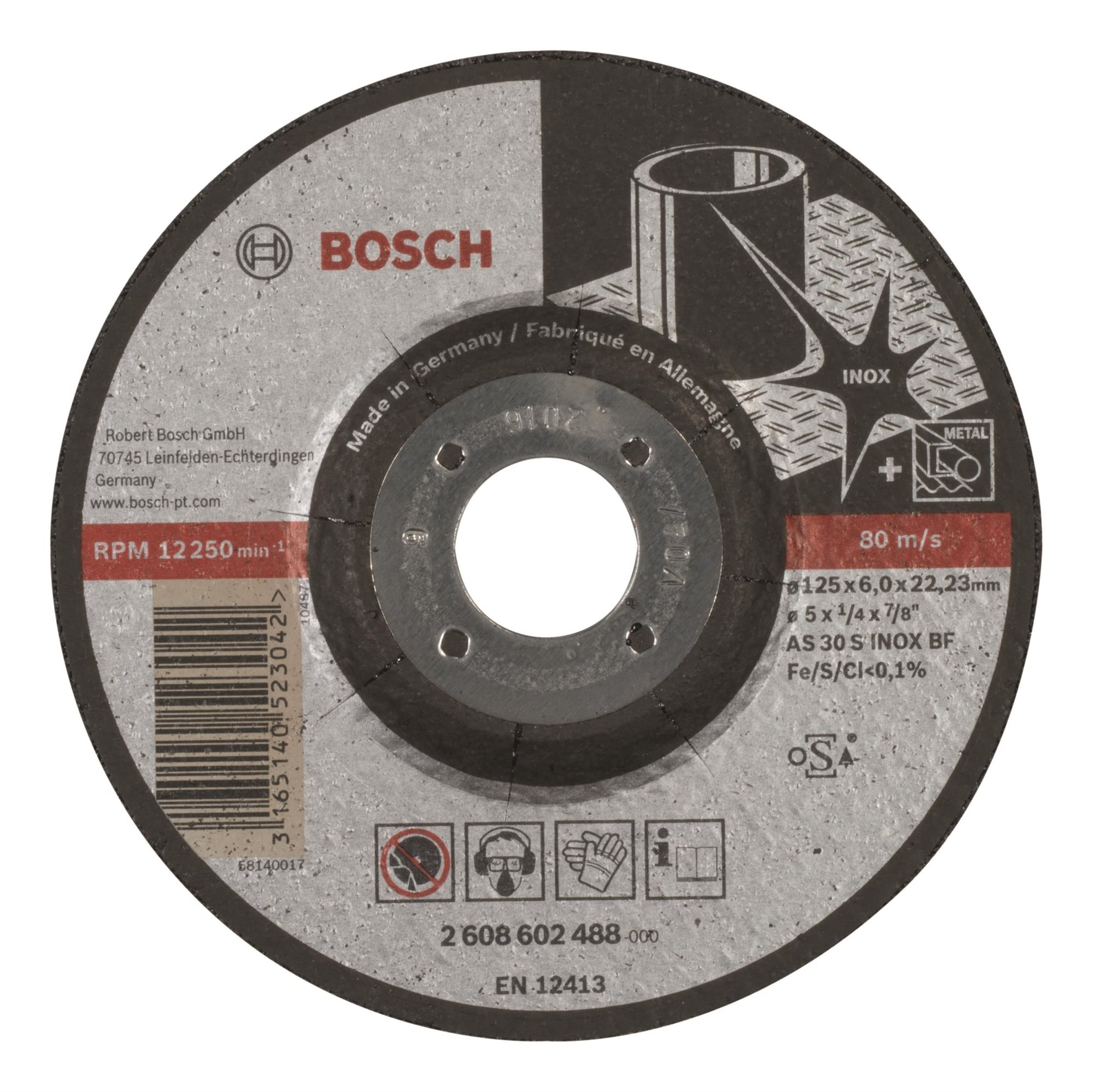 BOSCH 2608602488 Expert for Inox AS 30 S INOX BF profilozott...