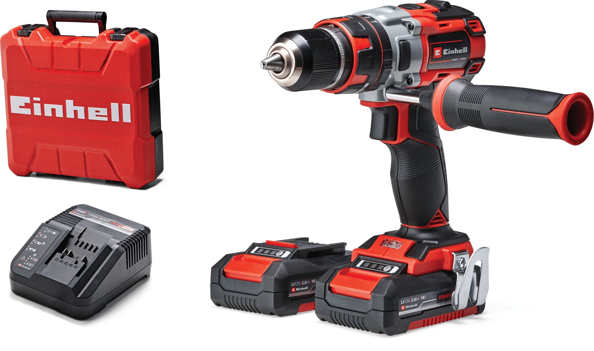 Einhell Skrutkovač vŕtací Aku TE-CD 18 Li-i BL (2× 2,0 Ah) Aku...
