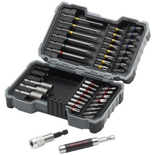 BOSCH 2607017164 43 részes bit- és dugókulcskészlet Bitfej készlet
