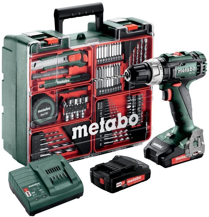 METABO SB 18 L Set MD 2x2,0Ah Akkus fúró
