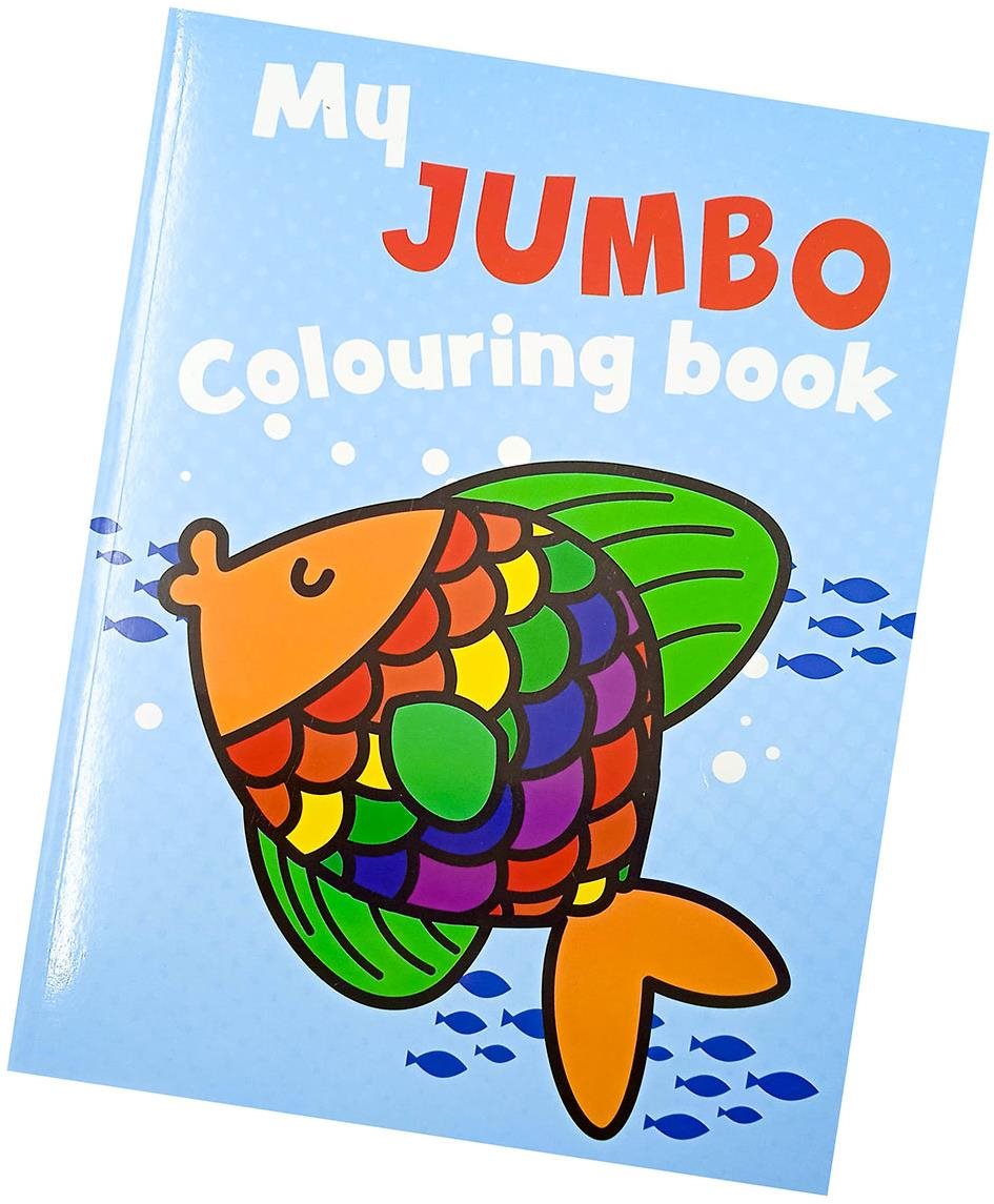 Jumbo Maxi omalovánky Kouzelná ryba Omalovánky
