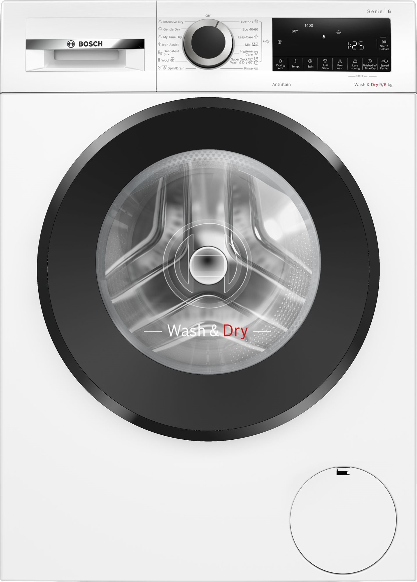 BOSCH WNG24400BY Séria 6 Práčka so sušičkou
