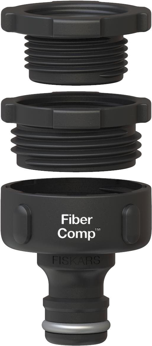 FISKARS Spojka ku kohútiku FiberComp, multi G1/2", G3/4", G1"...