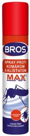Repelent BROS MAX sprej proti komárom a kliešťom 90 ml Odpudzovač...