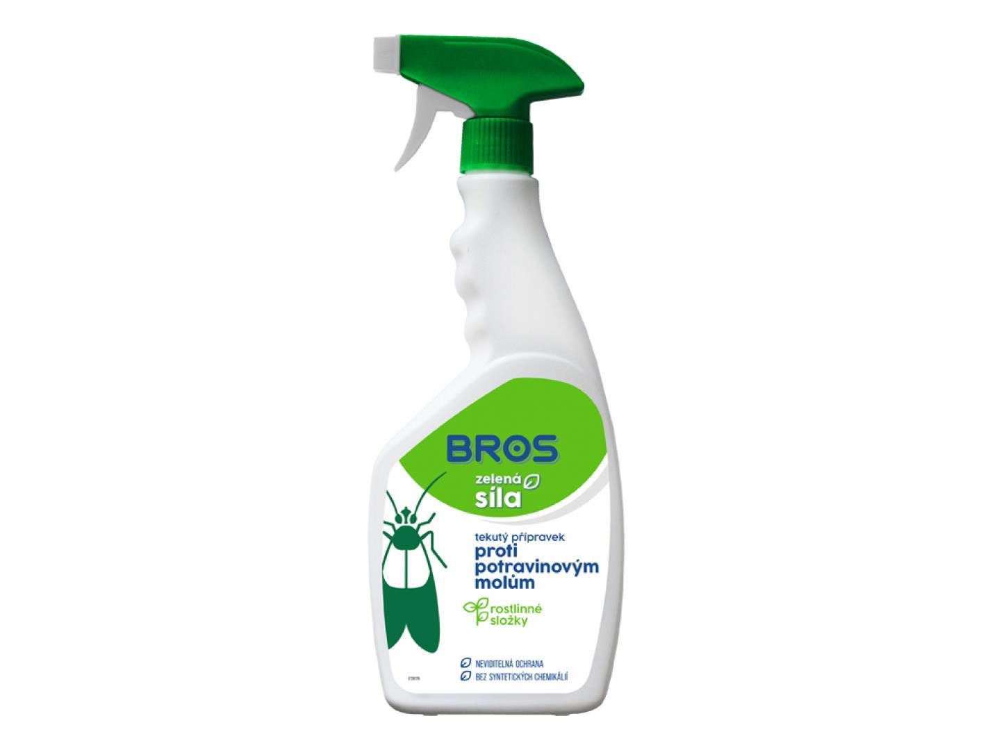 Insekticíd BROS ZELENÁ SILA, proti potravinovým moliam, 500 ml...