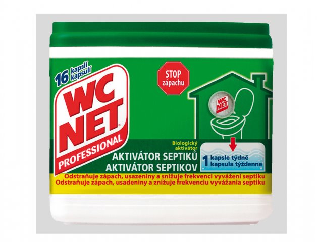 WC NET Aktivátor septiků 16x18g Čisticí prostředek