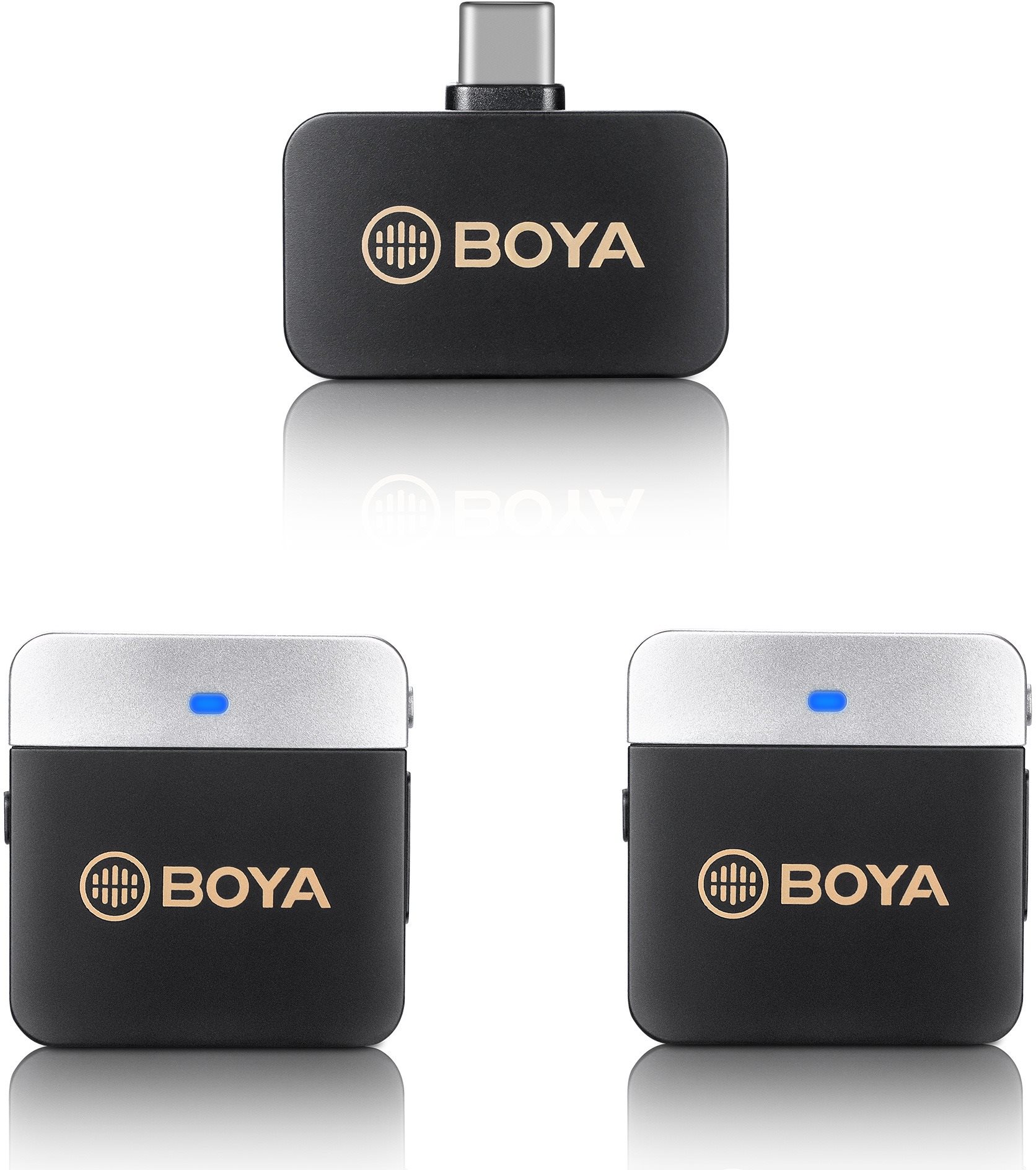 Boya BY-M1V3 für Android-Smartphones USB-C, Zweikanal Mikrofon