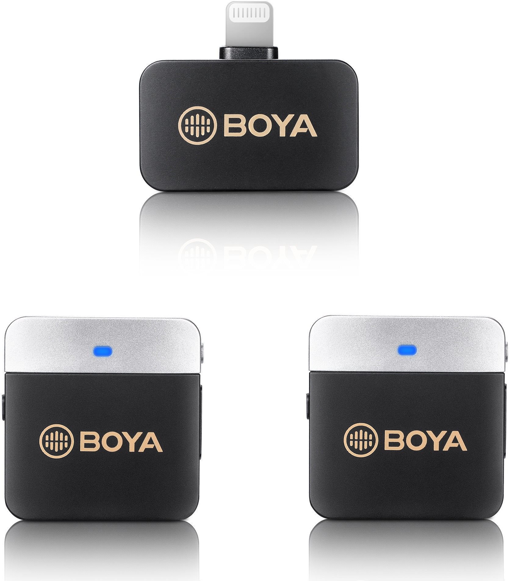 Boya BY-M1V6 für iPhone iPad, Zweikanal Mikrofon