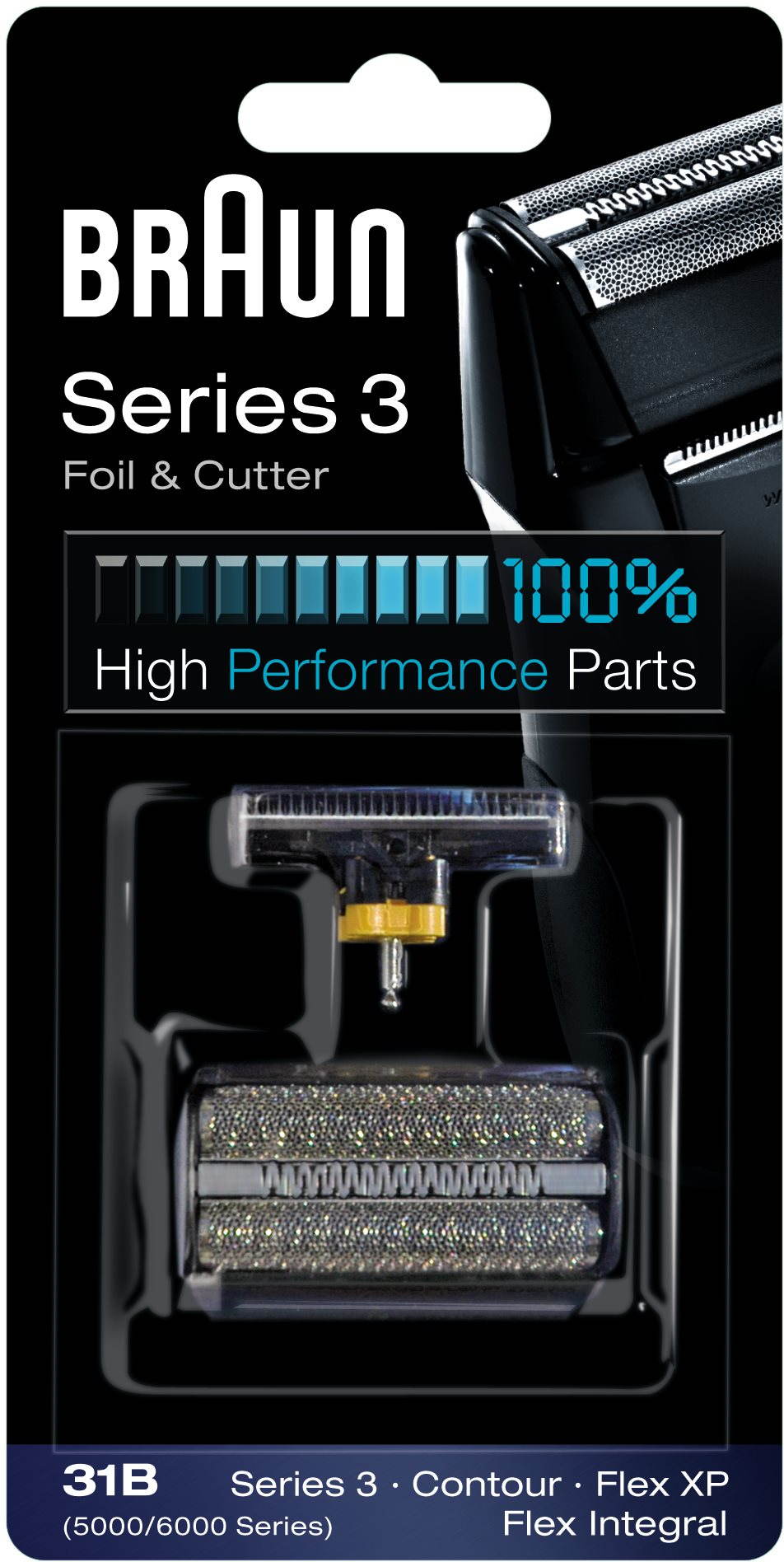 Braun CombiPack FlexIntegral-31S, argenté Rasoir coupe-choux