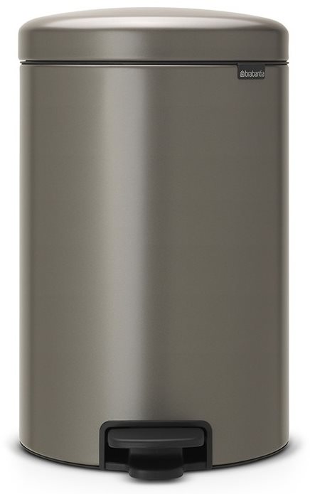 Brabantia, newlcon 20 literes platina acél színű pedálos szemetes...