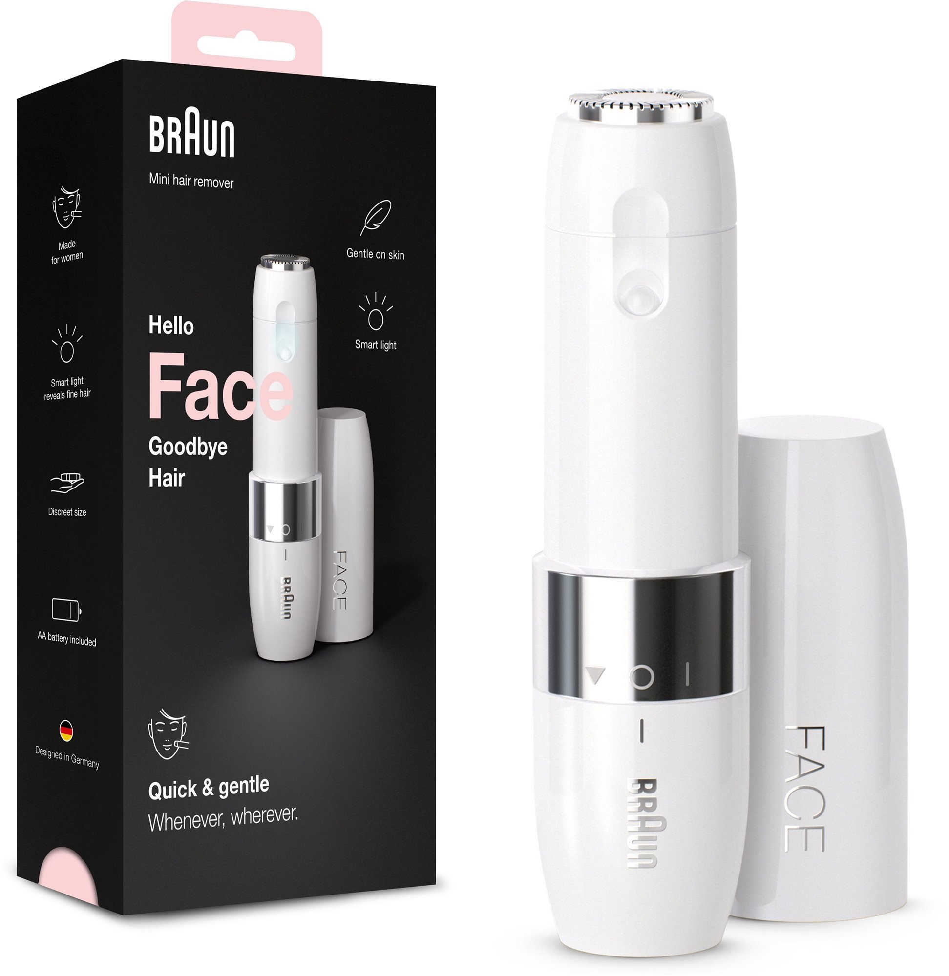 Braun FS1000 mini depilátor na tvár Dámsky holiaci strojček