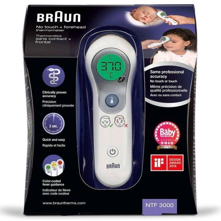 BRAUN NTF 3000 Detský teplomer