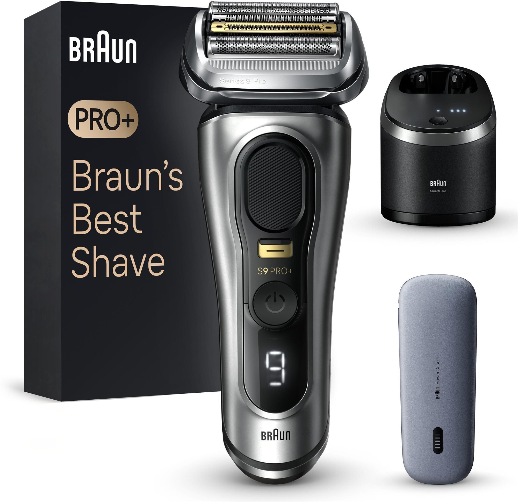 Braun Series 9 PRO+ 9577cc Wet & Dry - ezüst Borotva