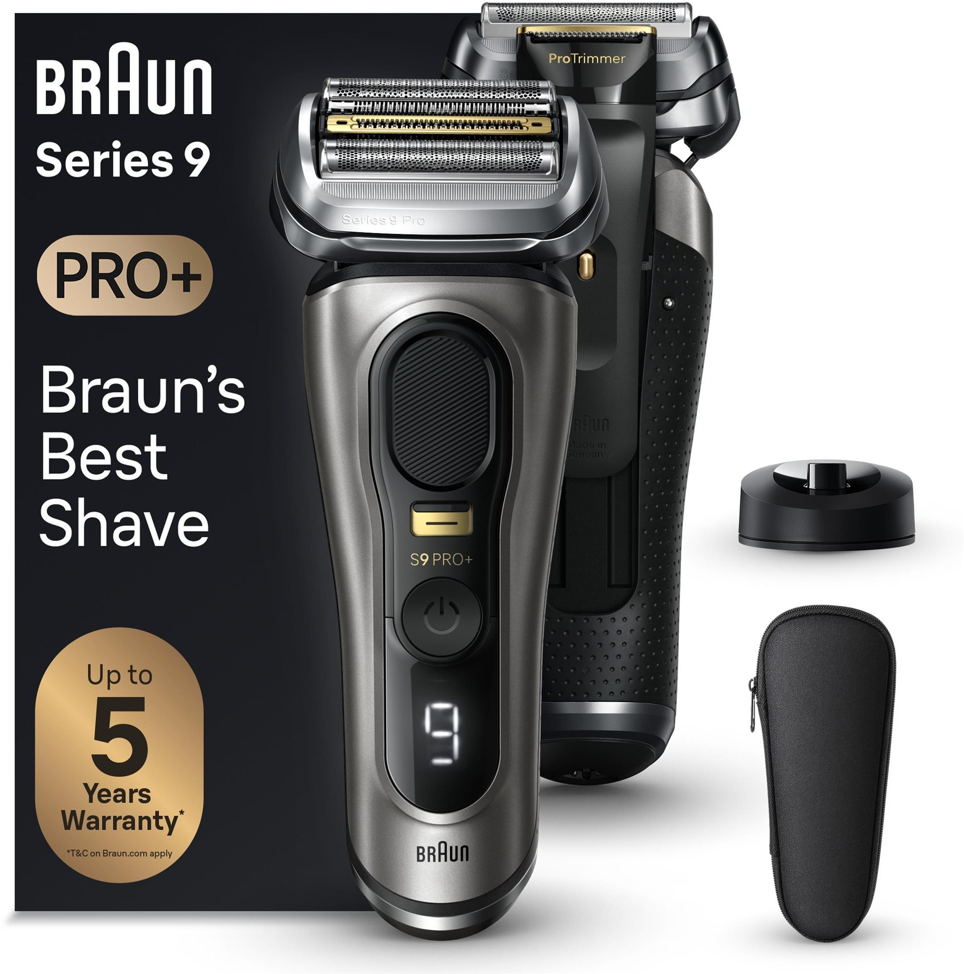 Braun Series 9 PRO+ ,Wet & Dry, 9515s, dunkelgrau Rasierer
