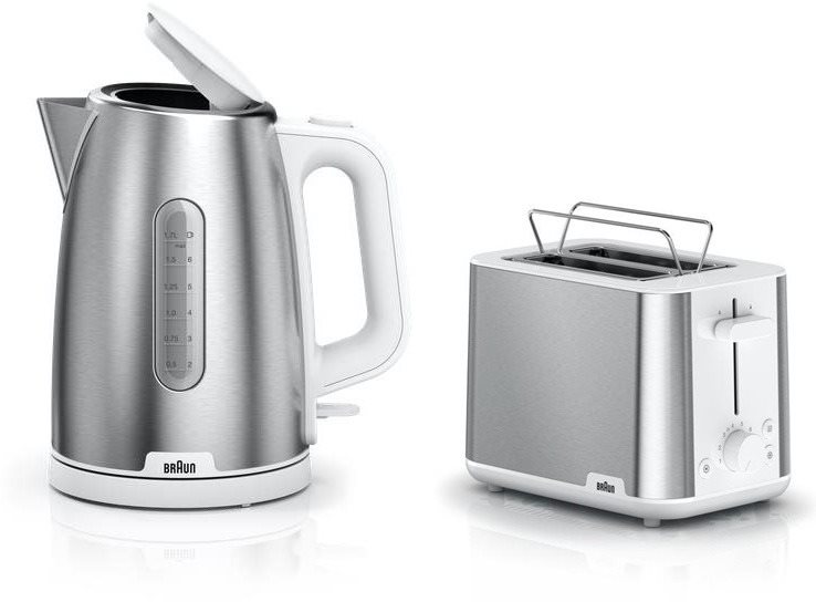 BRAUN PurShine WK1500.WH Wasserkocher + BRAUN PurShine HT1510.WH...