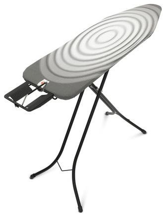 Brabantia Bügelbrett B 124 × 38 cm schwarzer Rahmen OP Titan Oval...