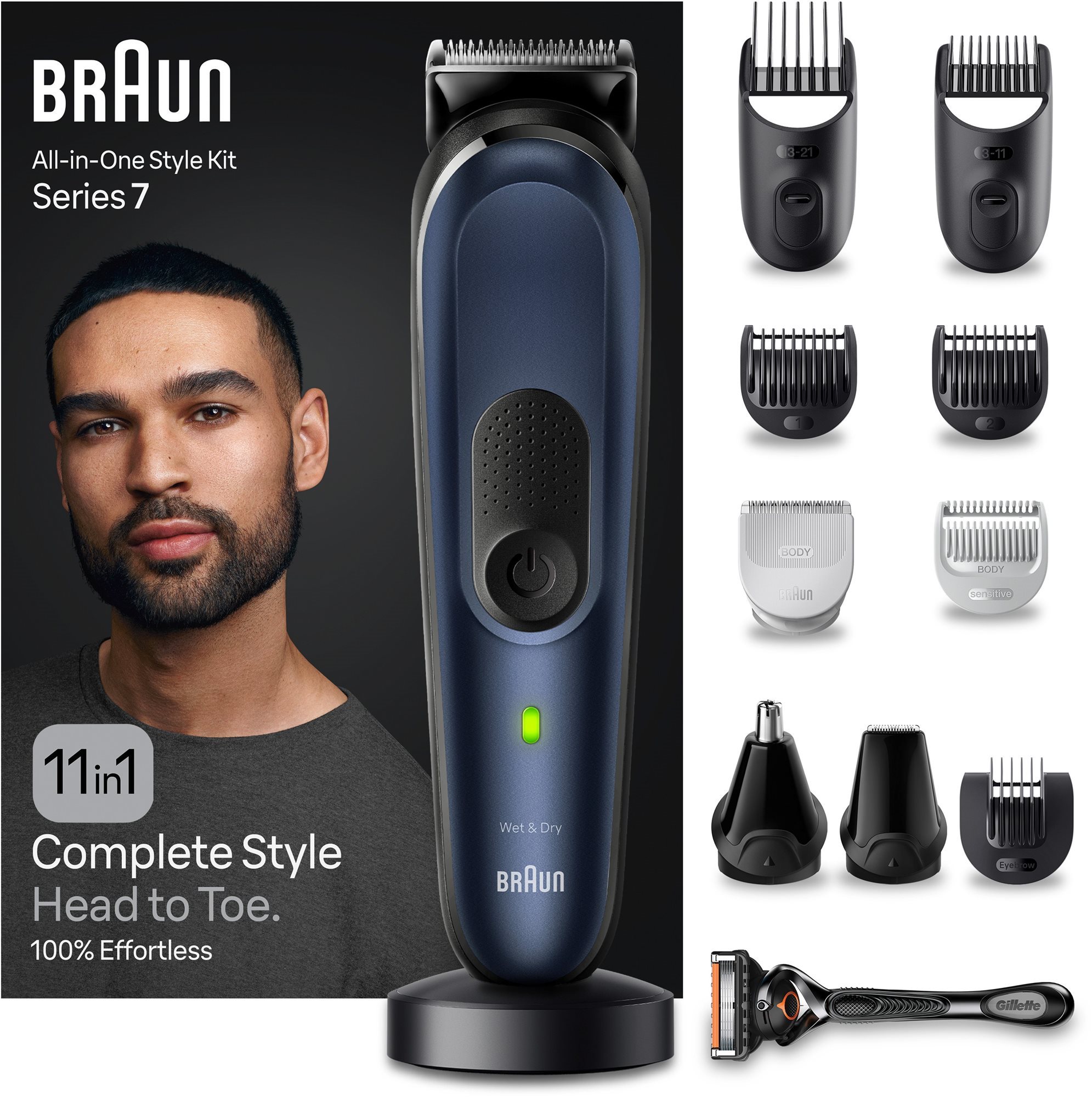 Braun All-In-One Series 7 MGK7440, 11 v 1 Zastrihávač