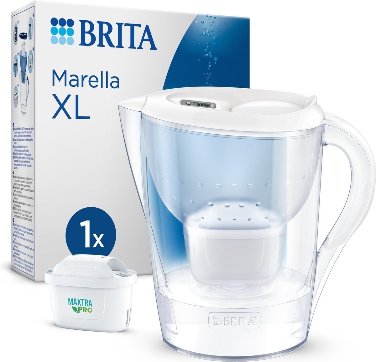 BRITA Marella XL weiß Maxtra Pro All-in-1 Filterkanne