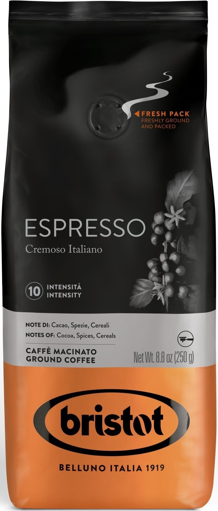 Bristot Diamante Espresso 250 g Káva